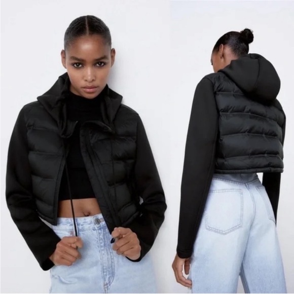Zara Jackets Coats Zara Puffy Crooped Scuba Jacket Poshmark Zara Jackets Coats Zara Puffy Crooped Scuba Jacket Poshmark